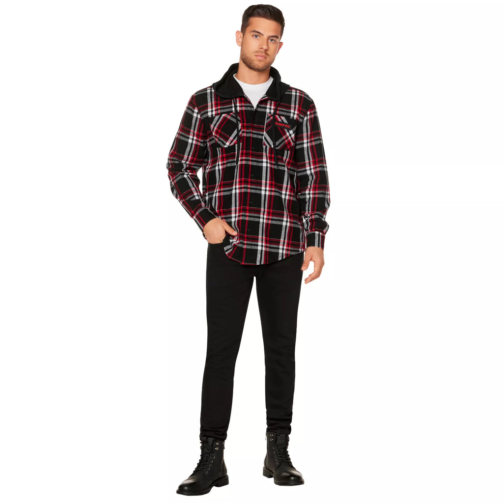 Adult Art the Clown Hooded Flannel - Terrifier