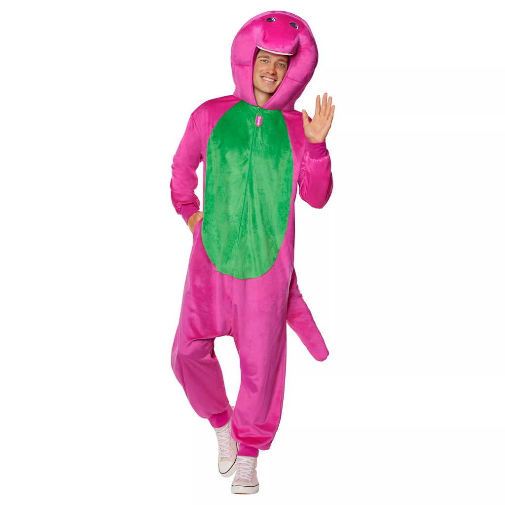 Adult Barney Jumpsuit Costume