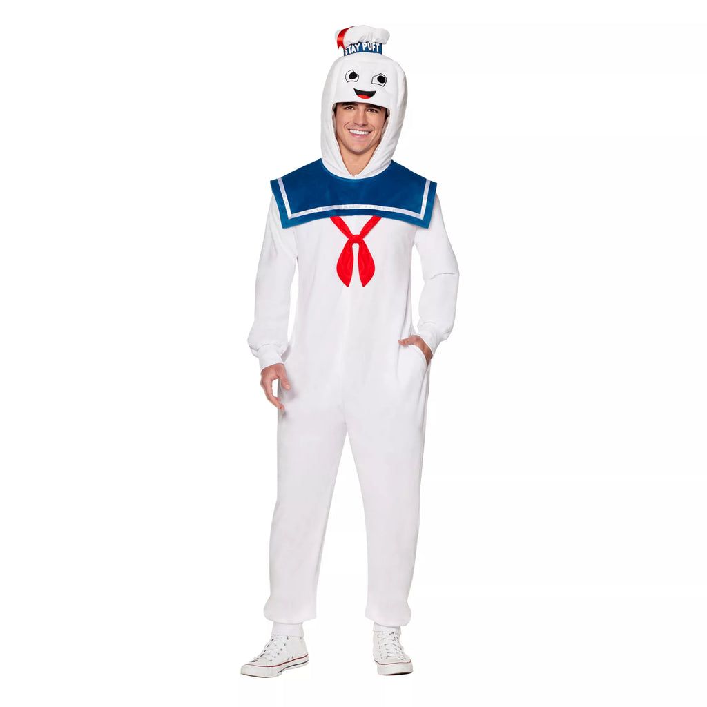 Adult Stay Puft Jumpsuit Costume - Ghostbusters