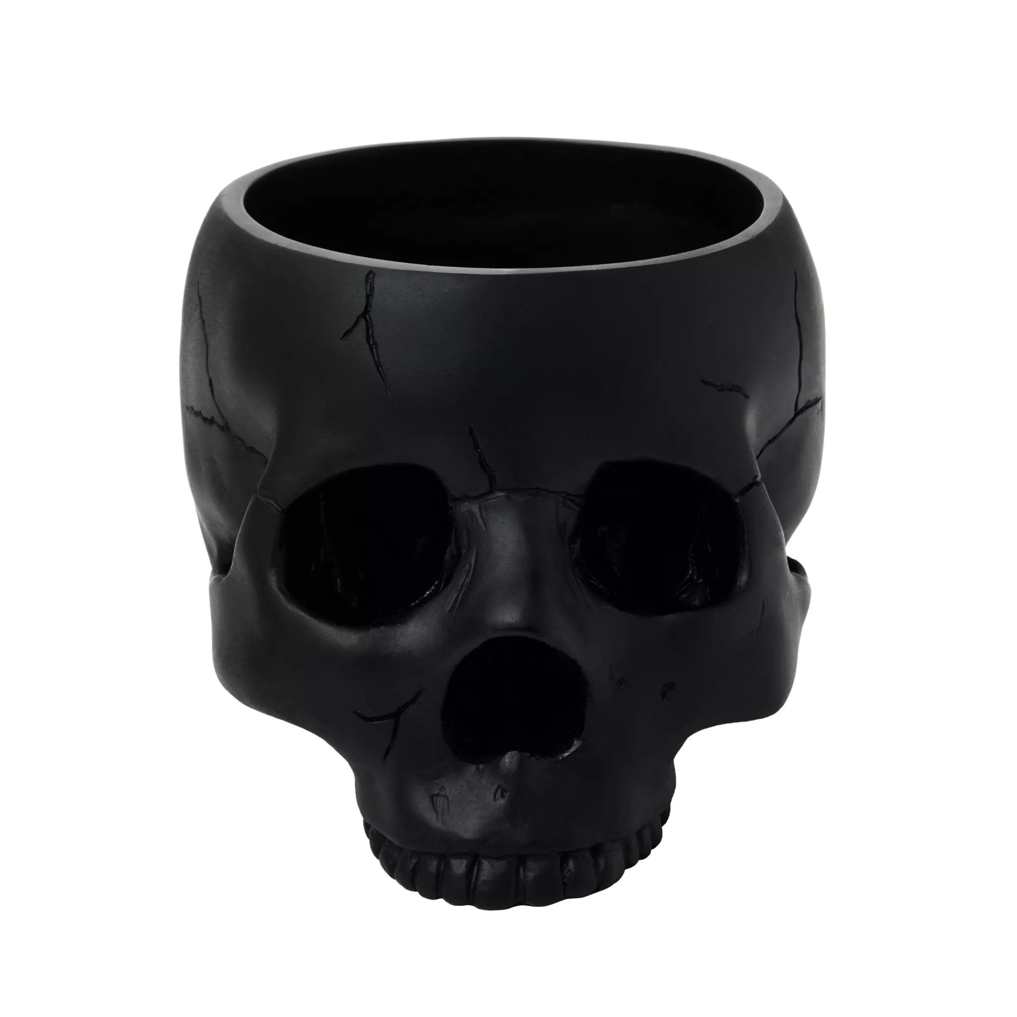 Black Skull Decorative Bowl