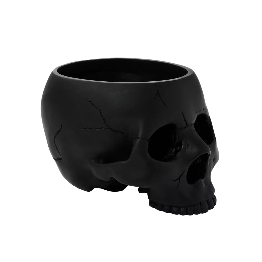 Black Skull Decorative Bowl
