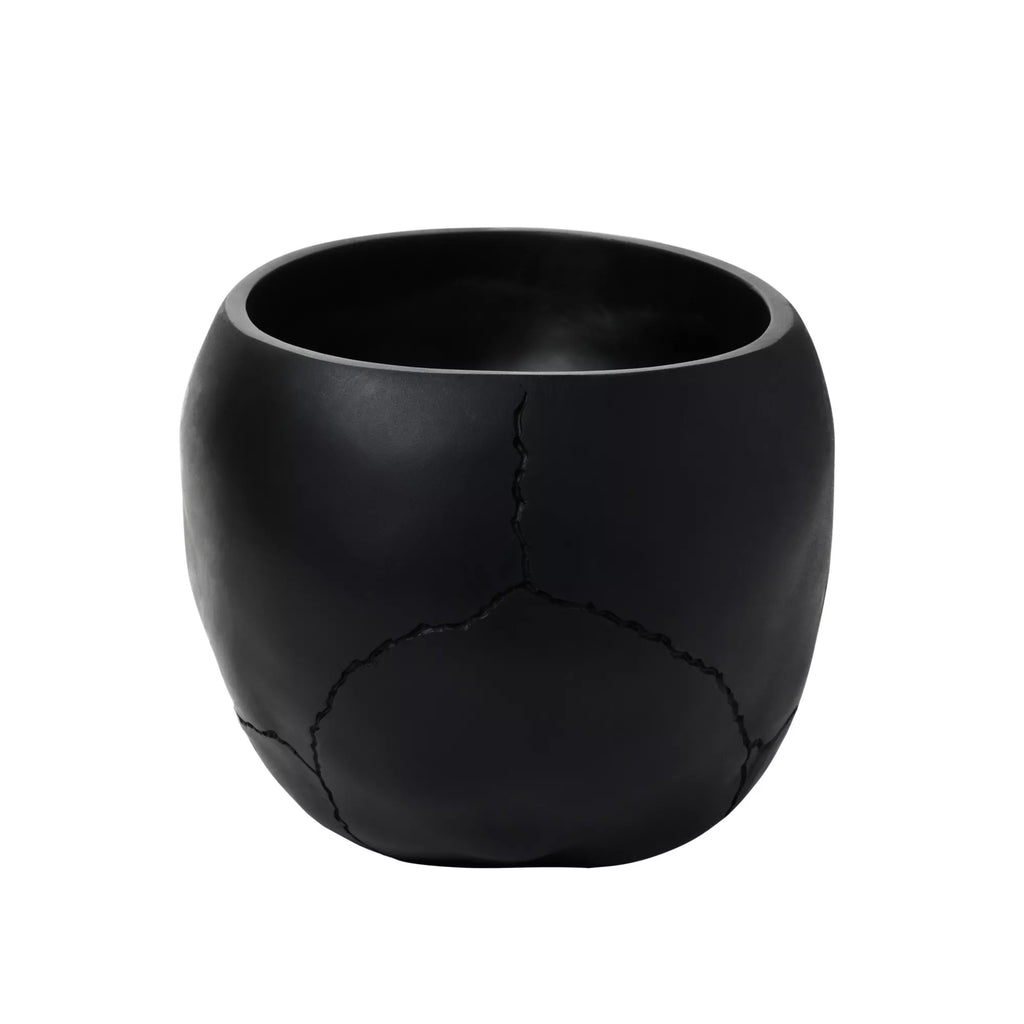 Black Skull Decorative Bowl