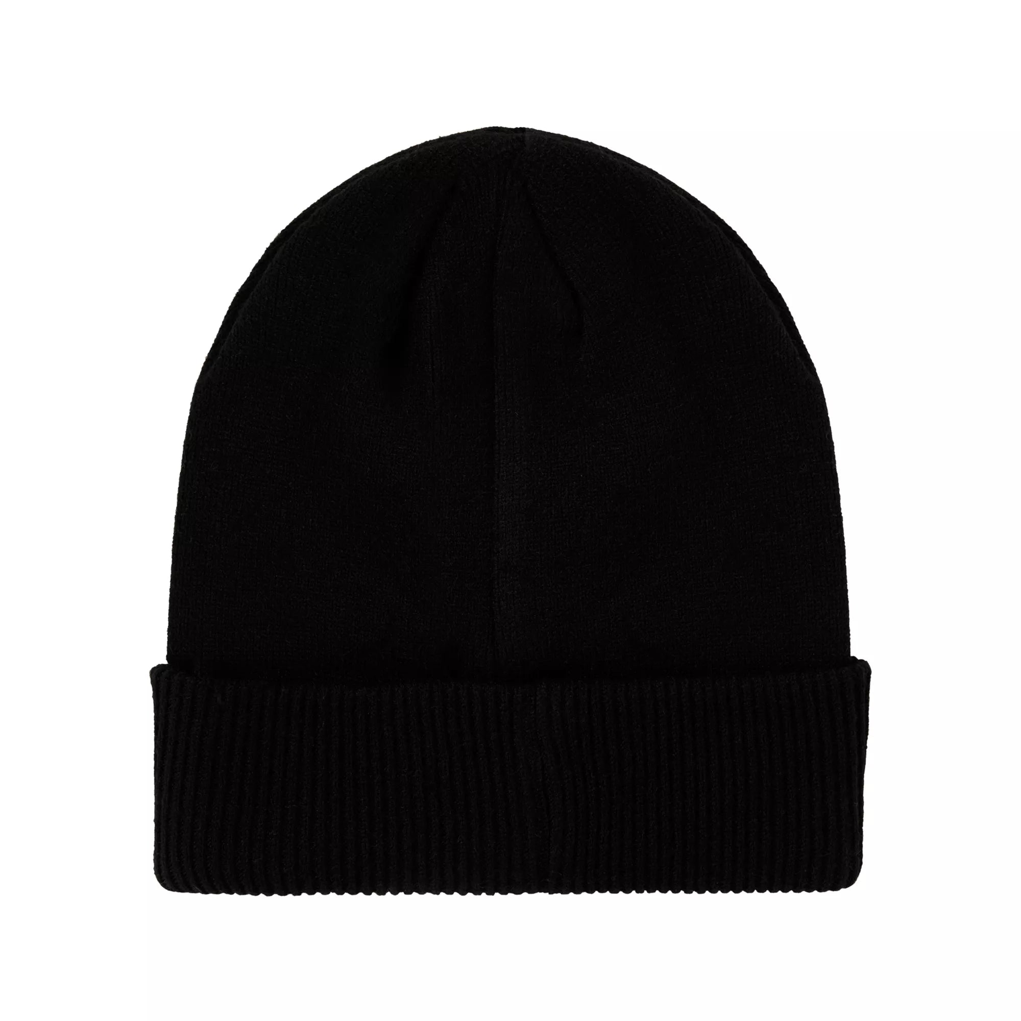Black Rock On Skeleton Cuff Beanie Hat