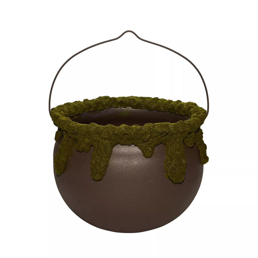 14 Inch Flocked Cauldron