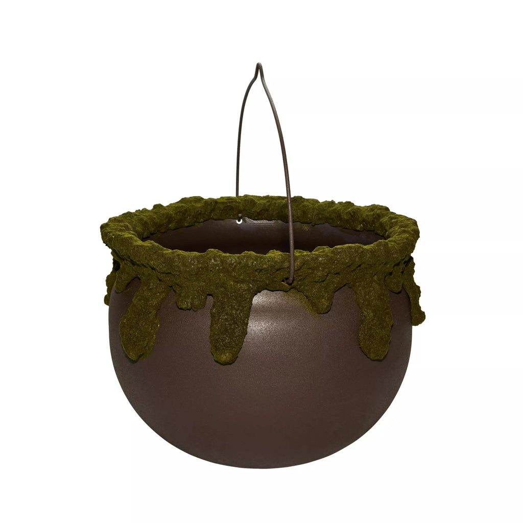14 Inch Flocked Cauldron