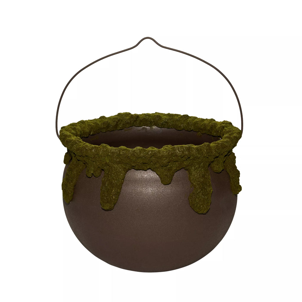 14 Inch Flocked Cauldron