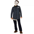 Kids Michael Myers Work Shirt and Mask Costume Kit - Halloween