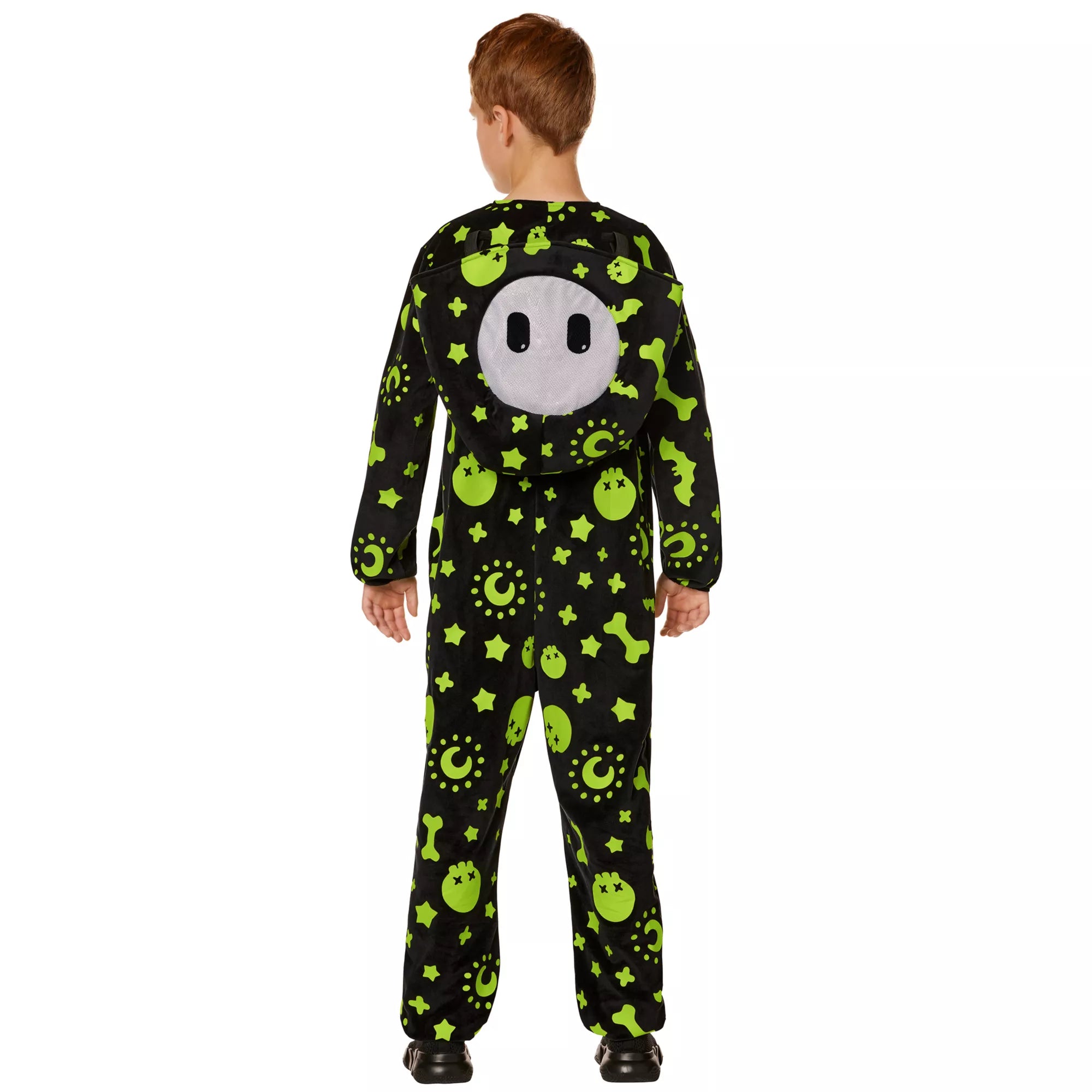 Kids Glow in the Dark Spooky Doodles Jumpsuit Costume - Fall Guys