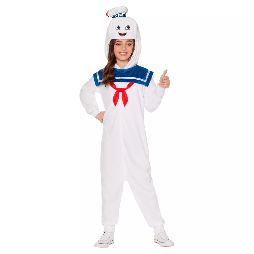 Kids Stay Puft Jumpsuit Costume - Ghostbusters