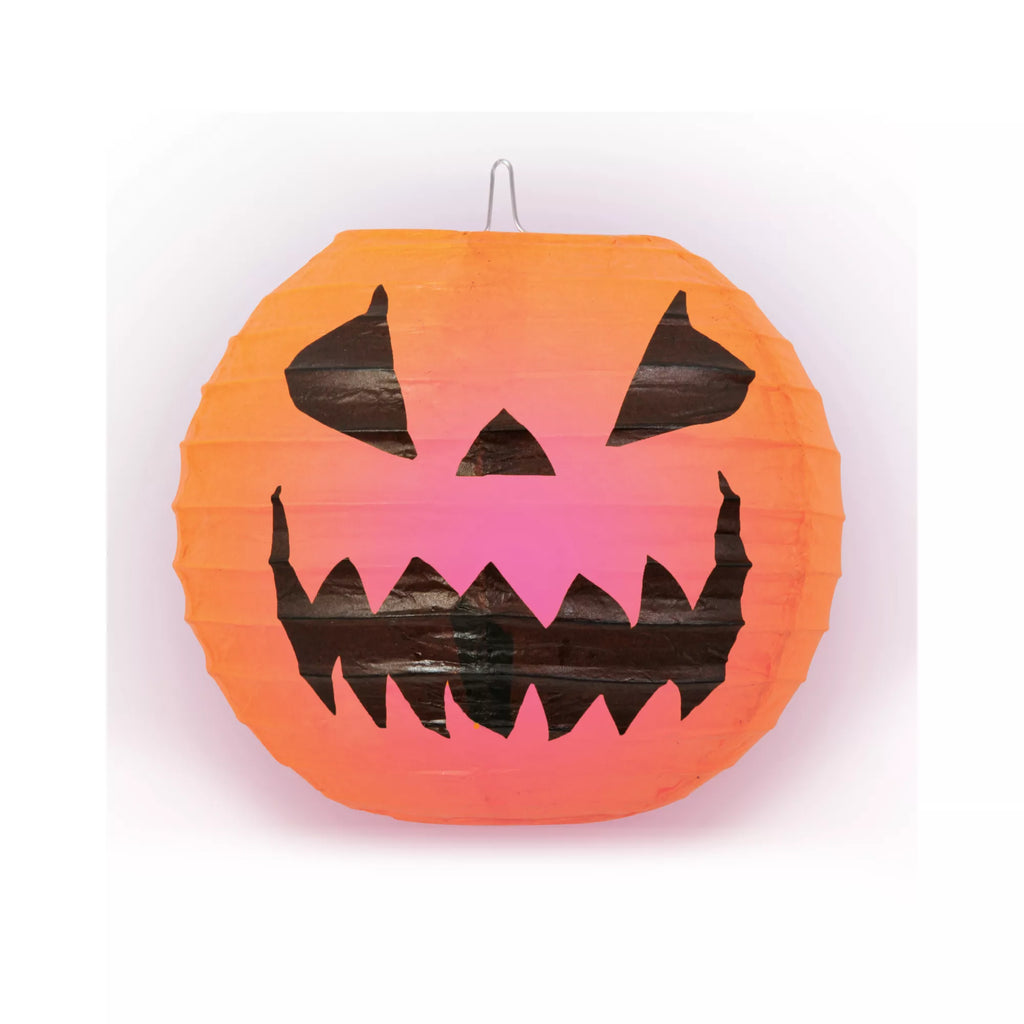 Hanging Terrifying Light-Up Jack-O-Lantern