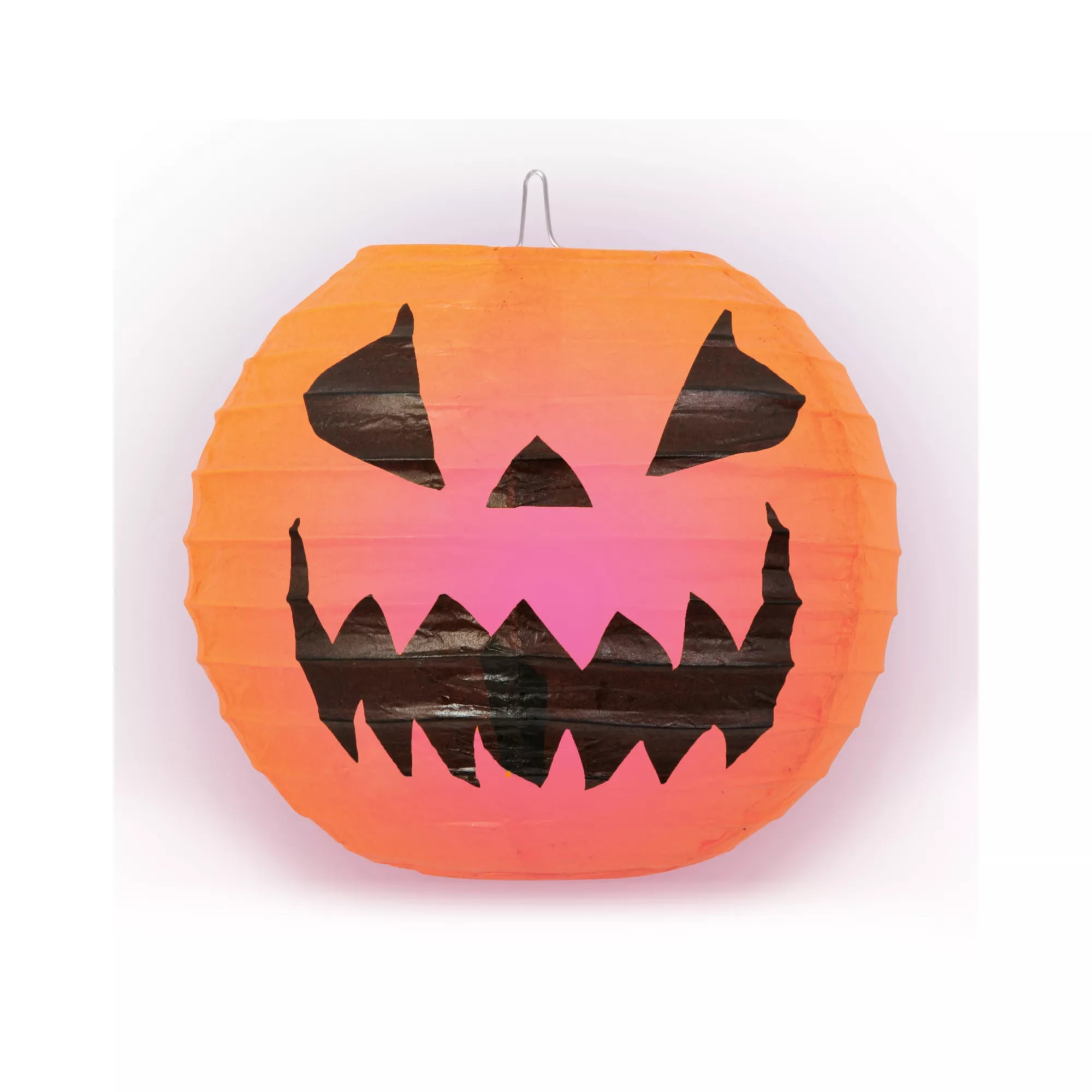 Hanging Terrifying Light-Up Jack-O-Lantern