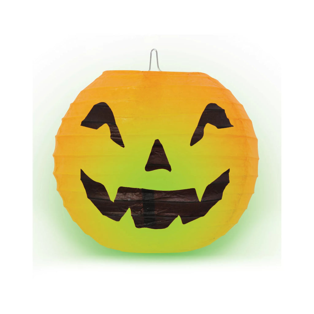 Hanging Happy Light-Up Jack-O-Lantern