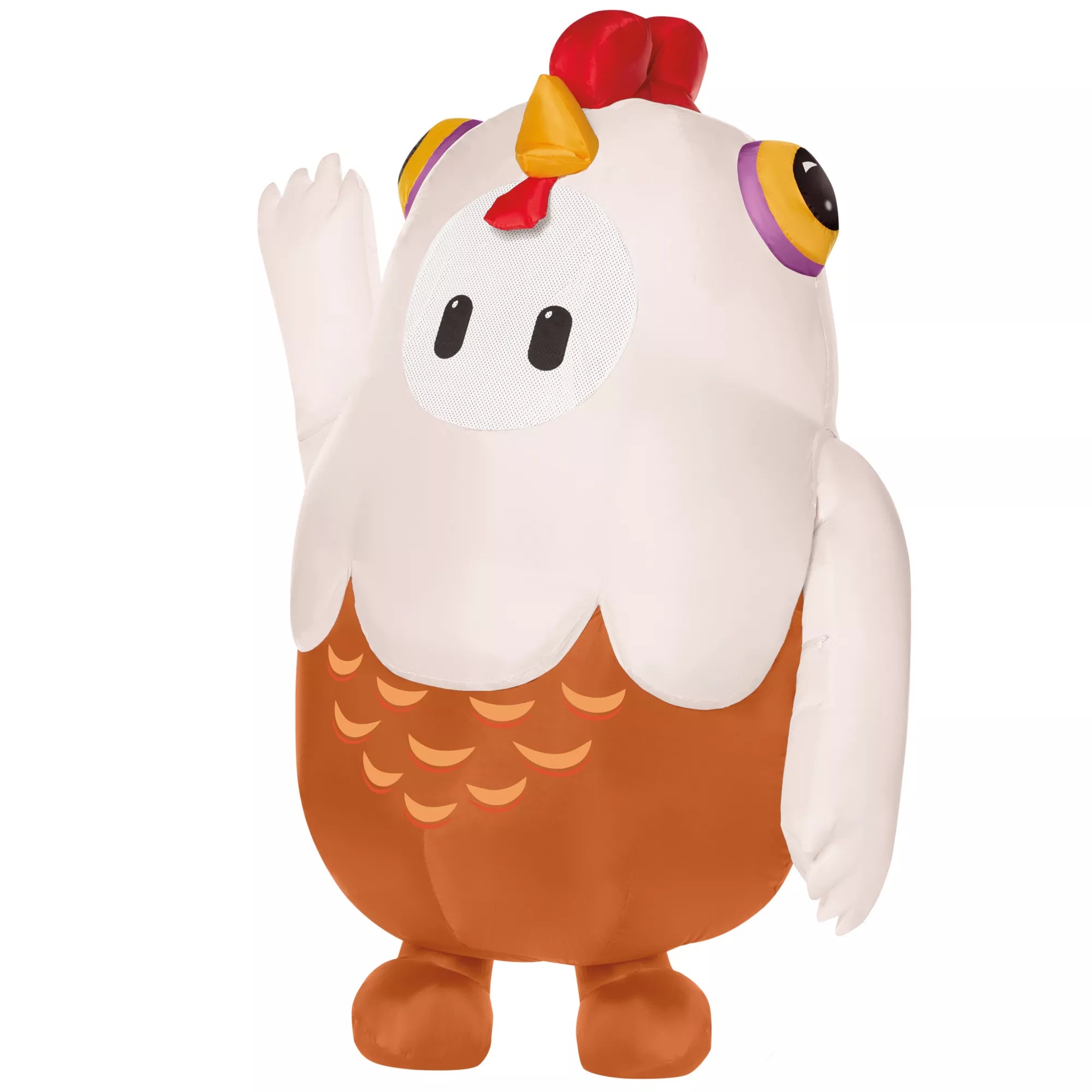 Adult Fall Guys Chicken Inflatable Costume