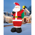 20 Ft Light-Up Animated Santa Inflatable Decoration