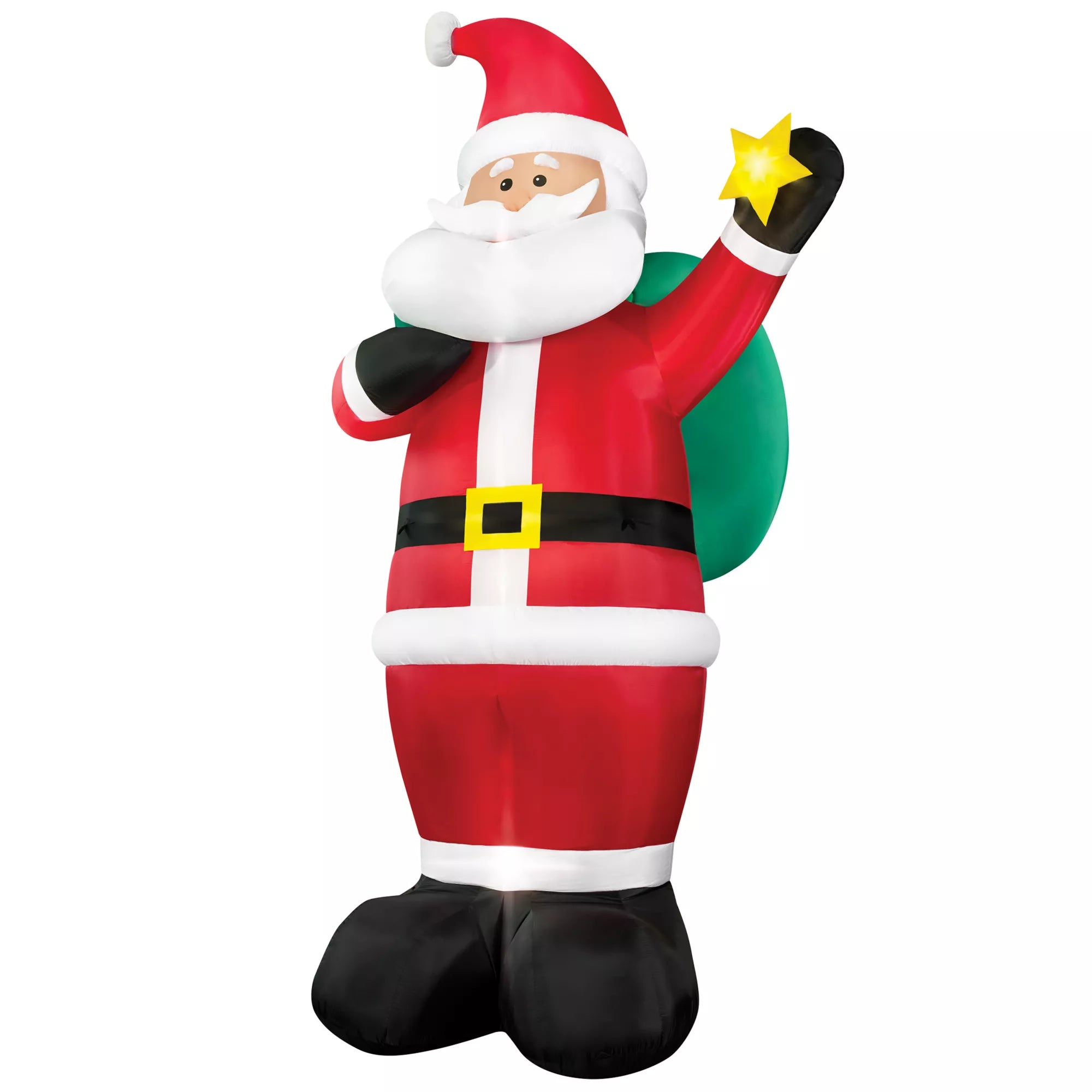 20 Ft Light-Up Animated Santa Inflatable Decoration