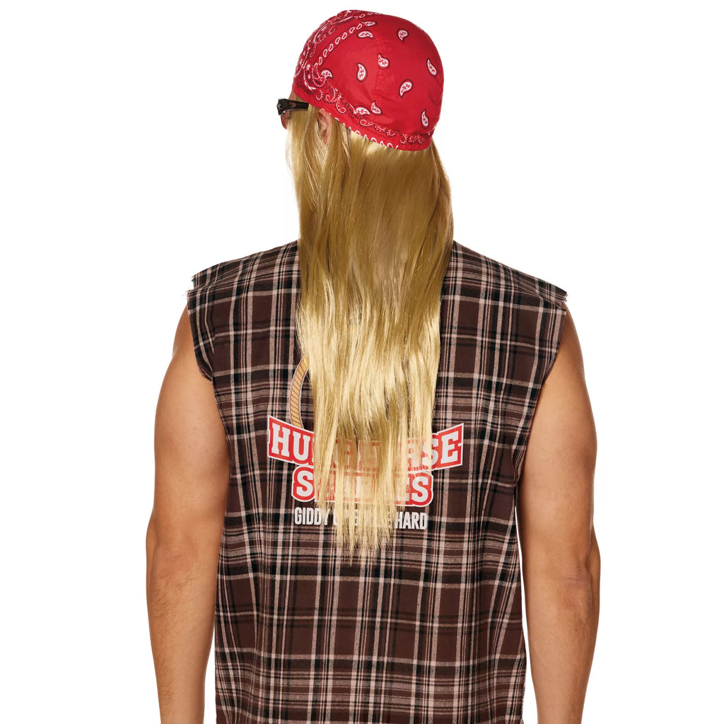 Redneck Bandana with Attached Wig