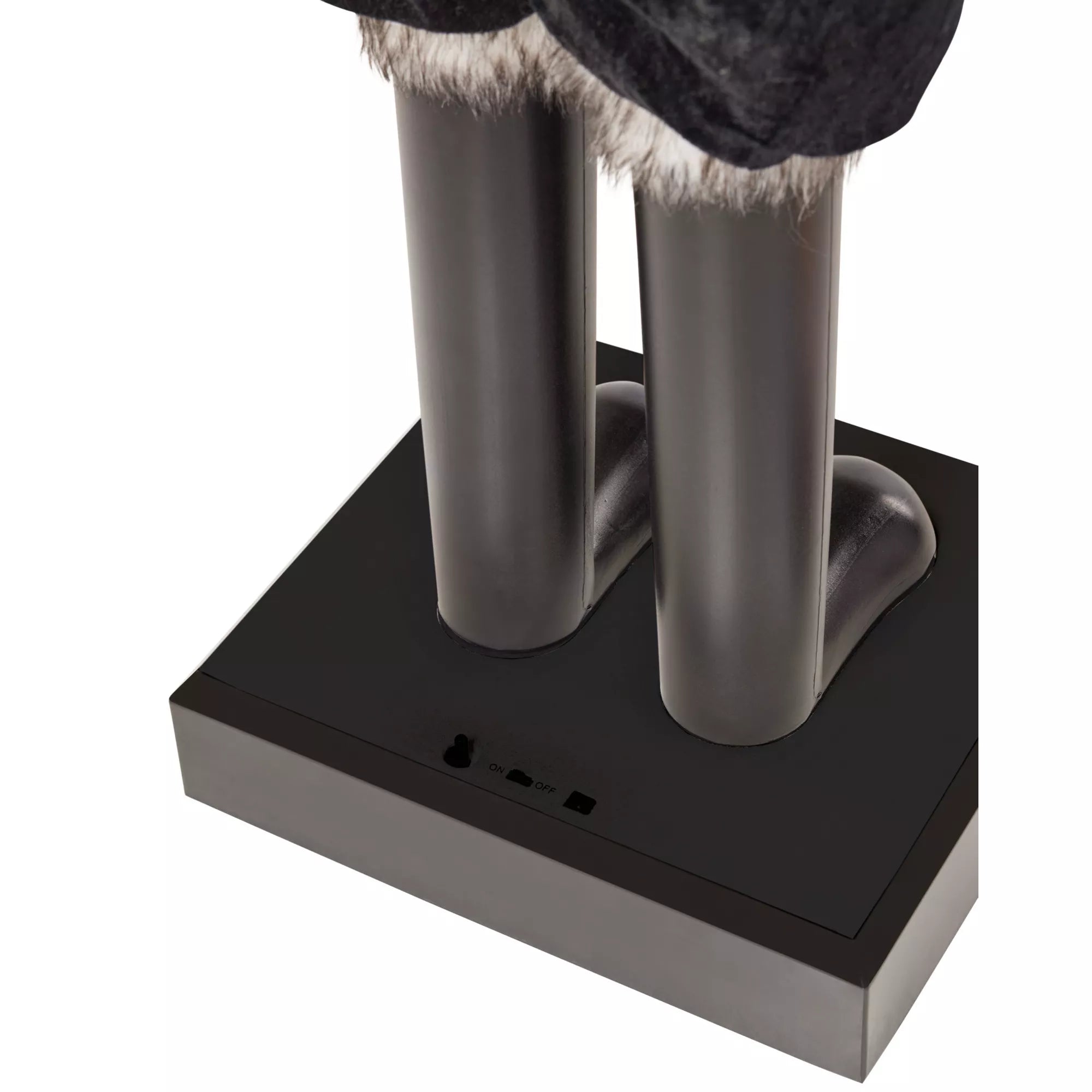 5 Ft 2 In Light-Up Collapsible Animated Black Soldier Nutcracker