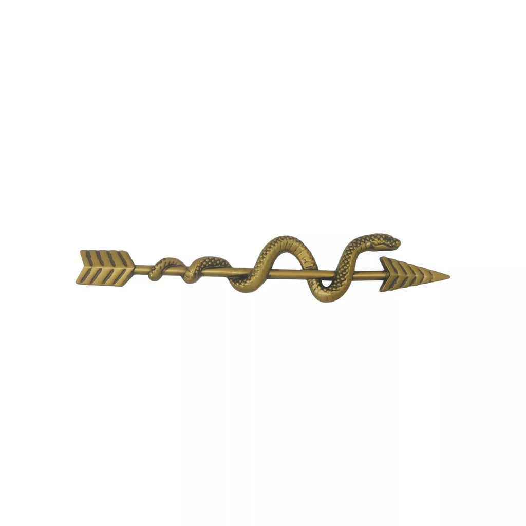 Medusa Golden Snake Arrow Sign