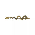 Medusa Golden Snake Arrow Sign