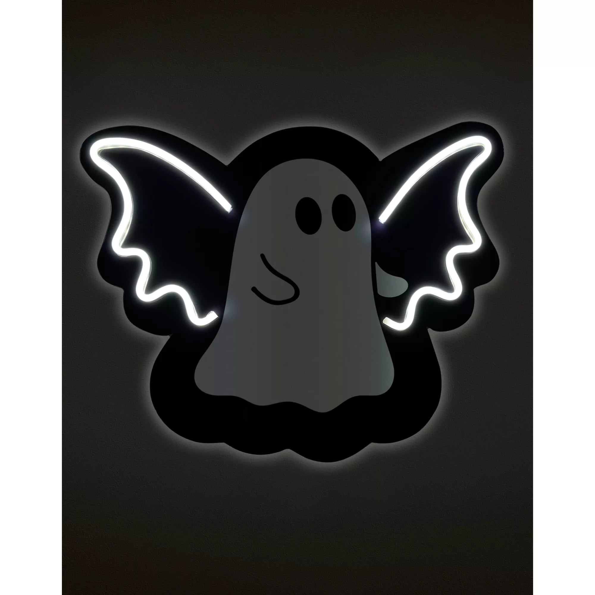 Ghost Bat Neon LED Light-Up Sign