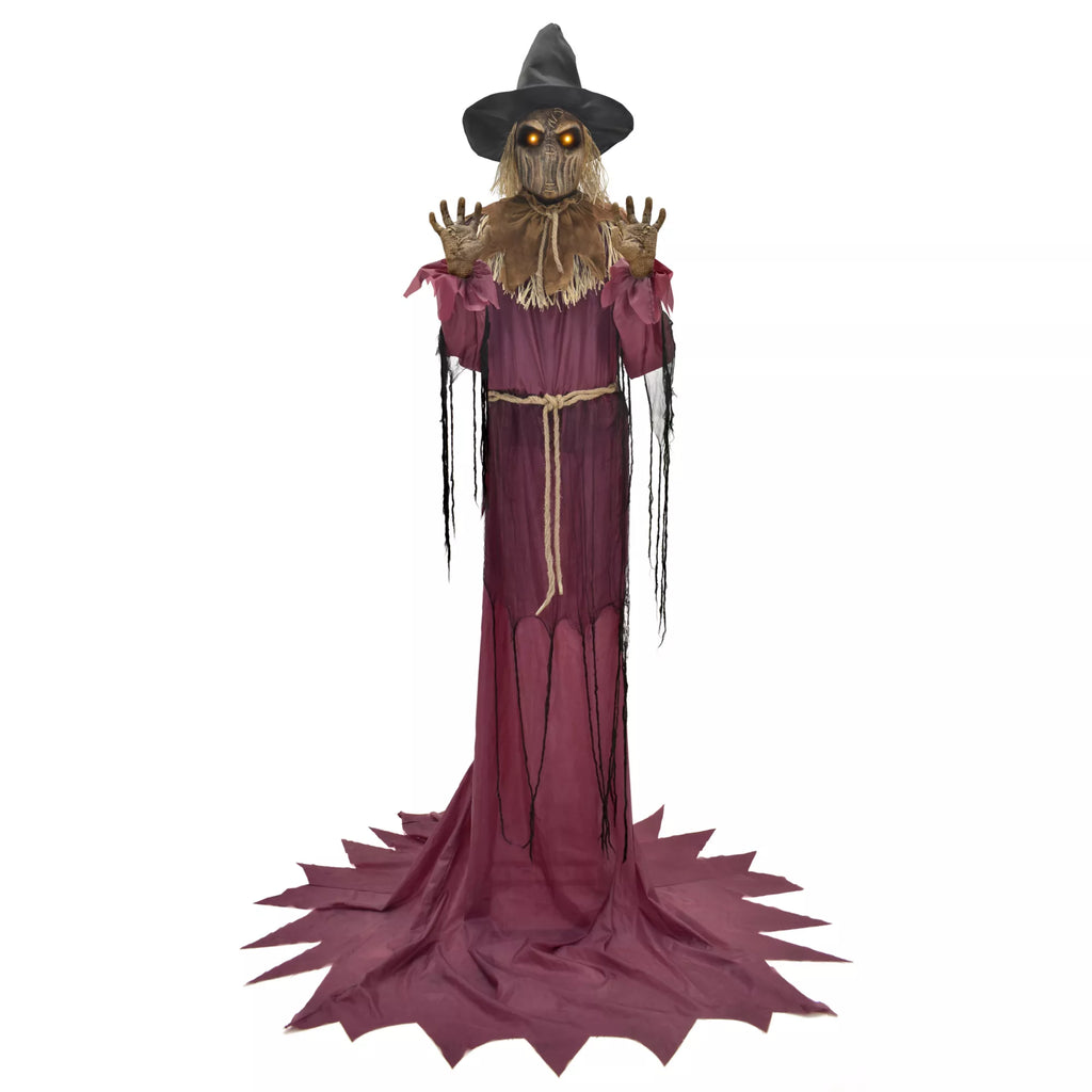 9 Ft 5 In Sinister Straw Man Animatronic
