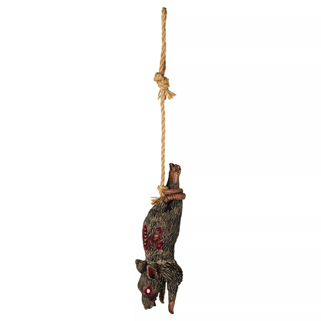 Hanging Zombie Rat Static Prop