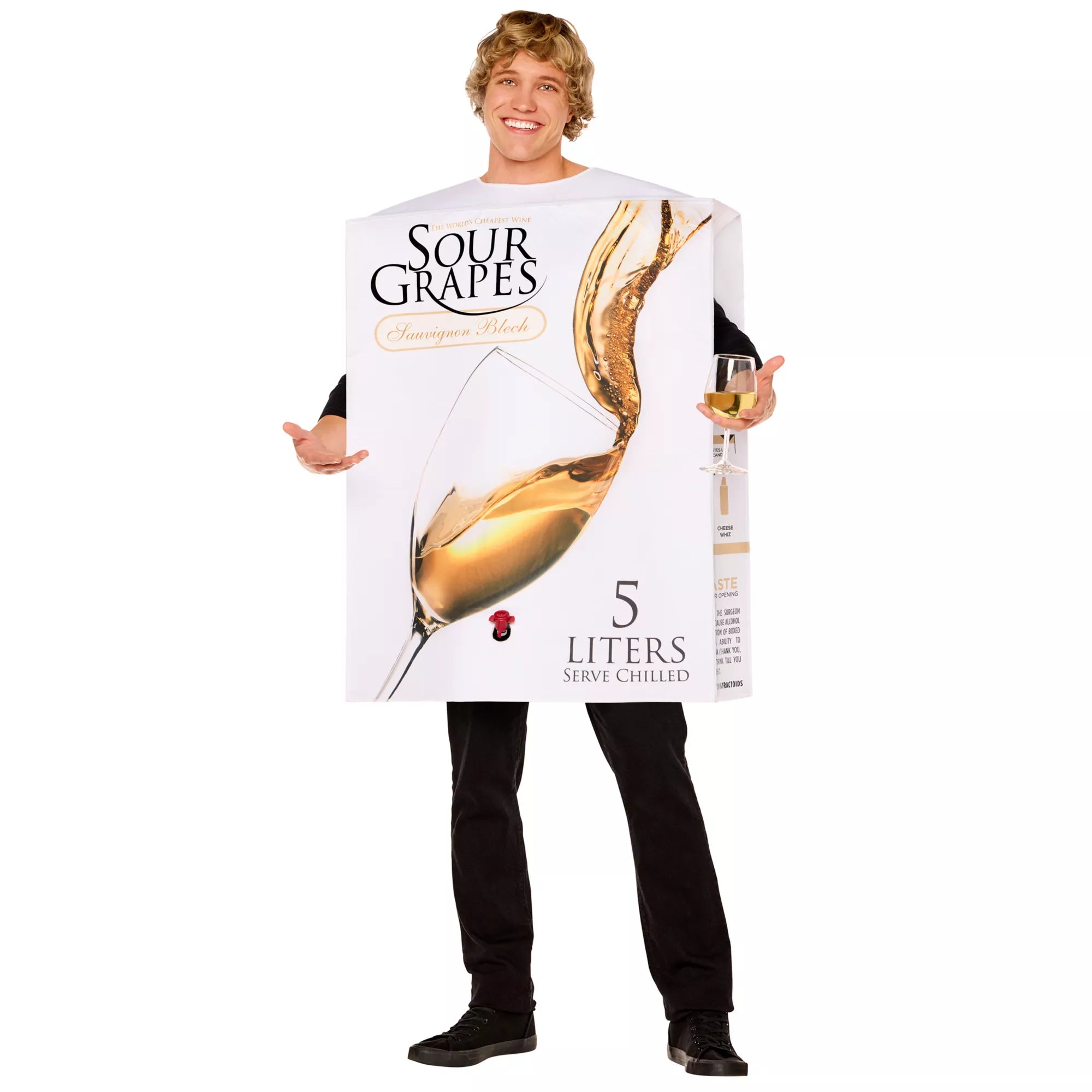 Adult Wine Box 3D Costume