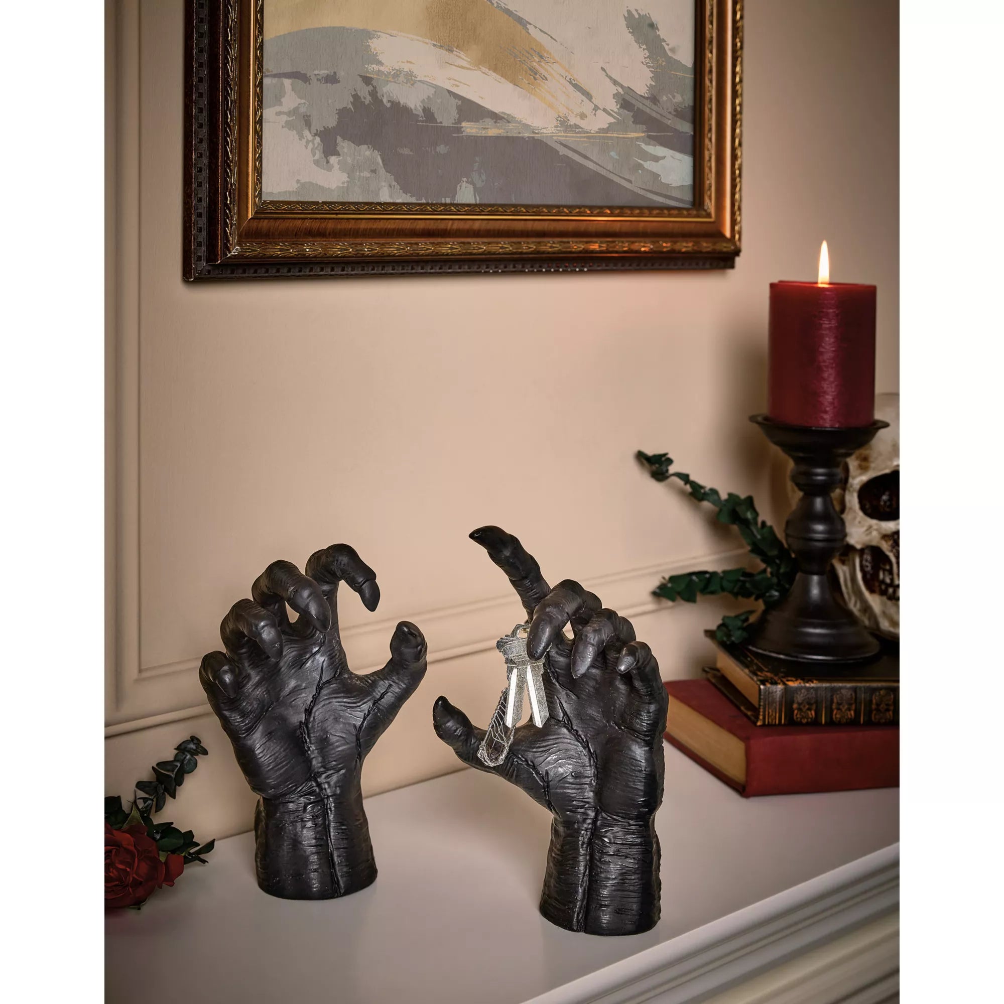 Black Clawed Hand Decoration Set