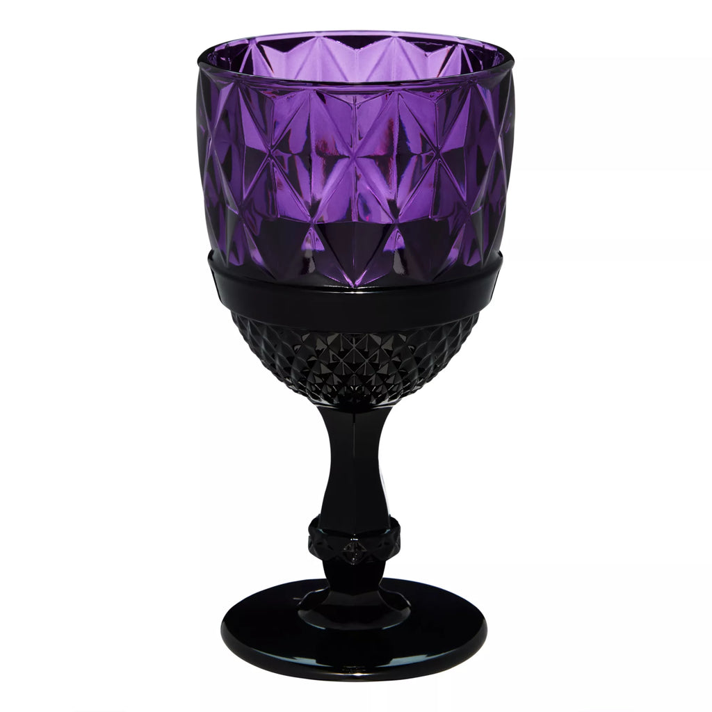 Purple Gothic Glass Goblet