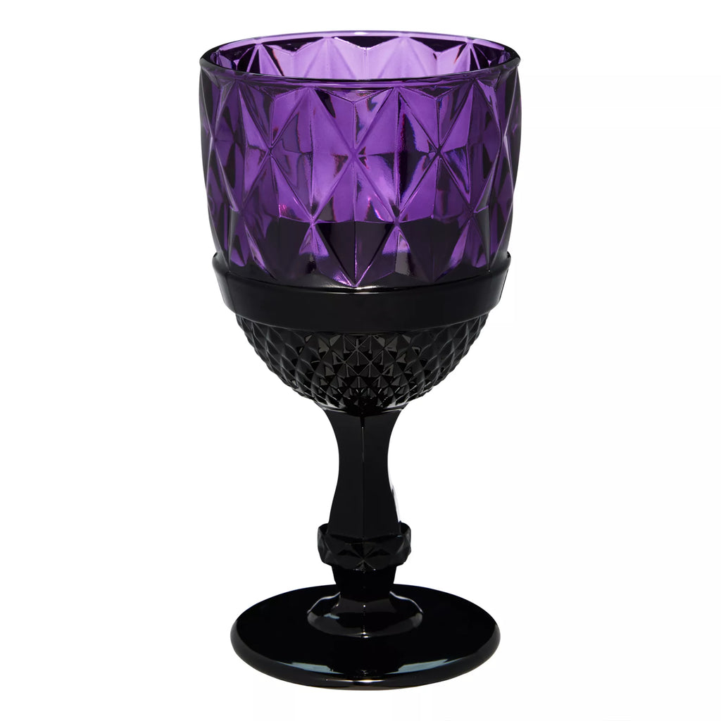 Purple Gothic Glass Goblet