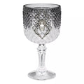 Silver Spider Gothic Glass Goblet