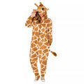 Adult Giraffe Jumpsuit Costume