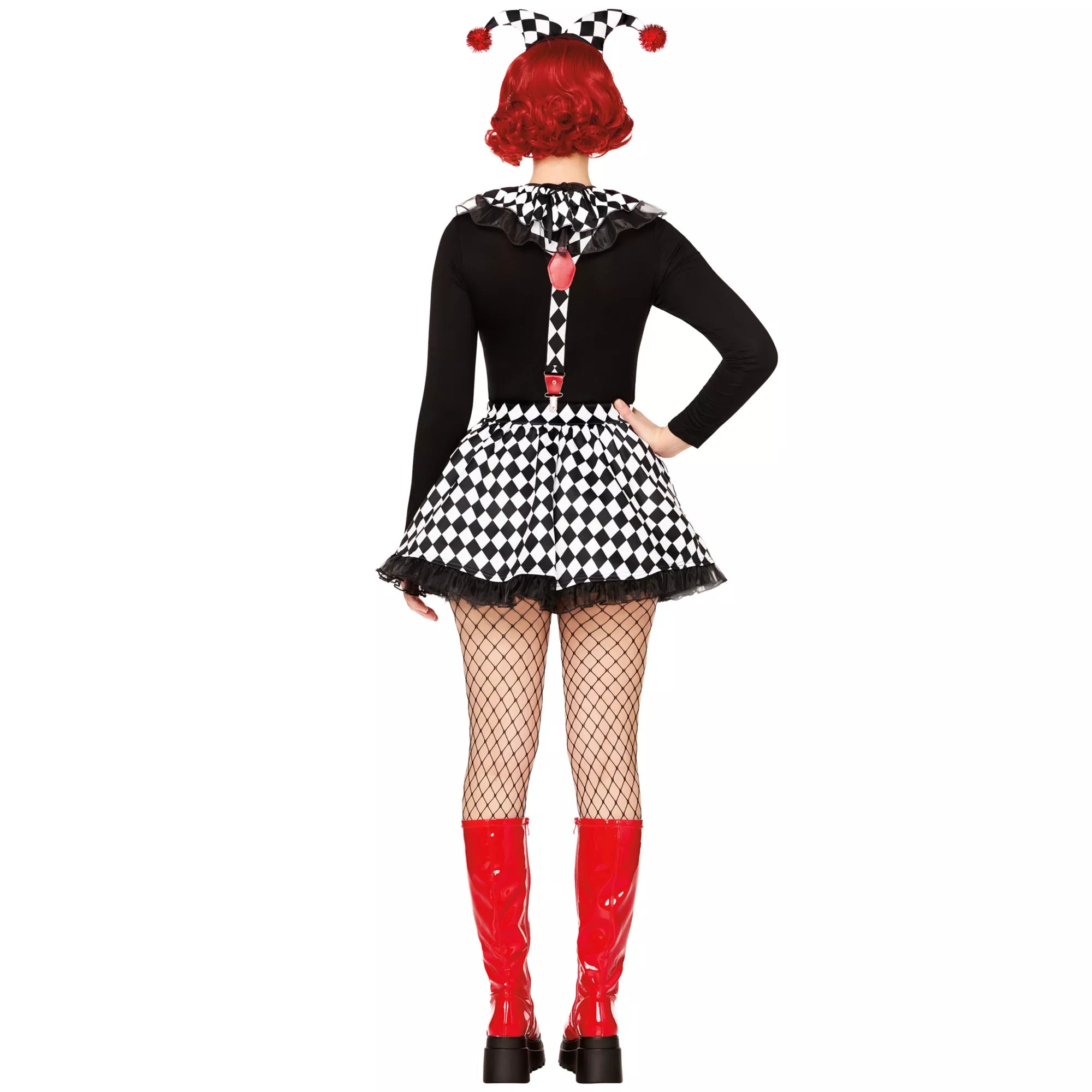 Adult Harlequin Clown Costume