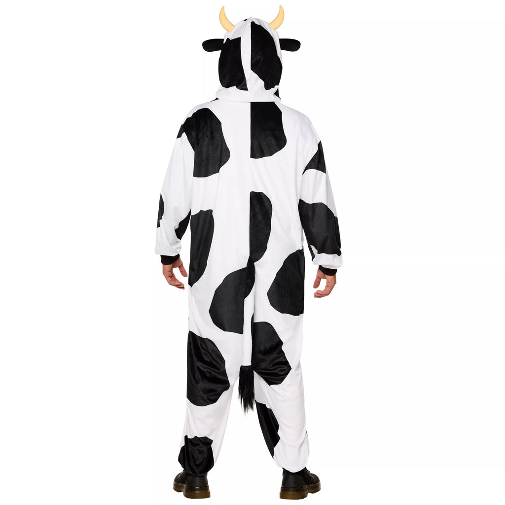Adult Udderly Awesome Cow Jumpsuit Costume