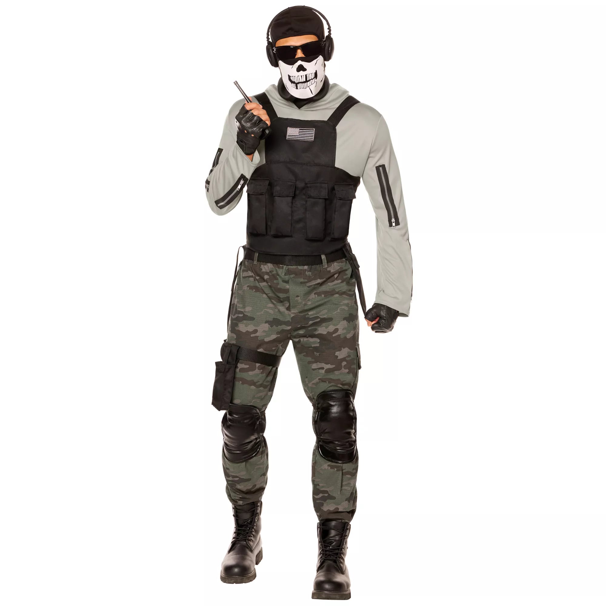 Adult Skull Commando Costume