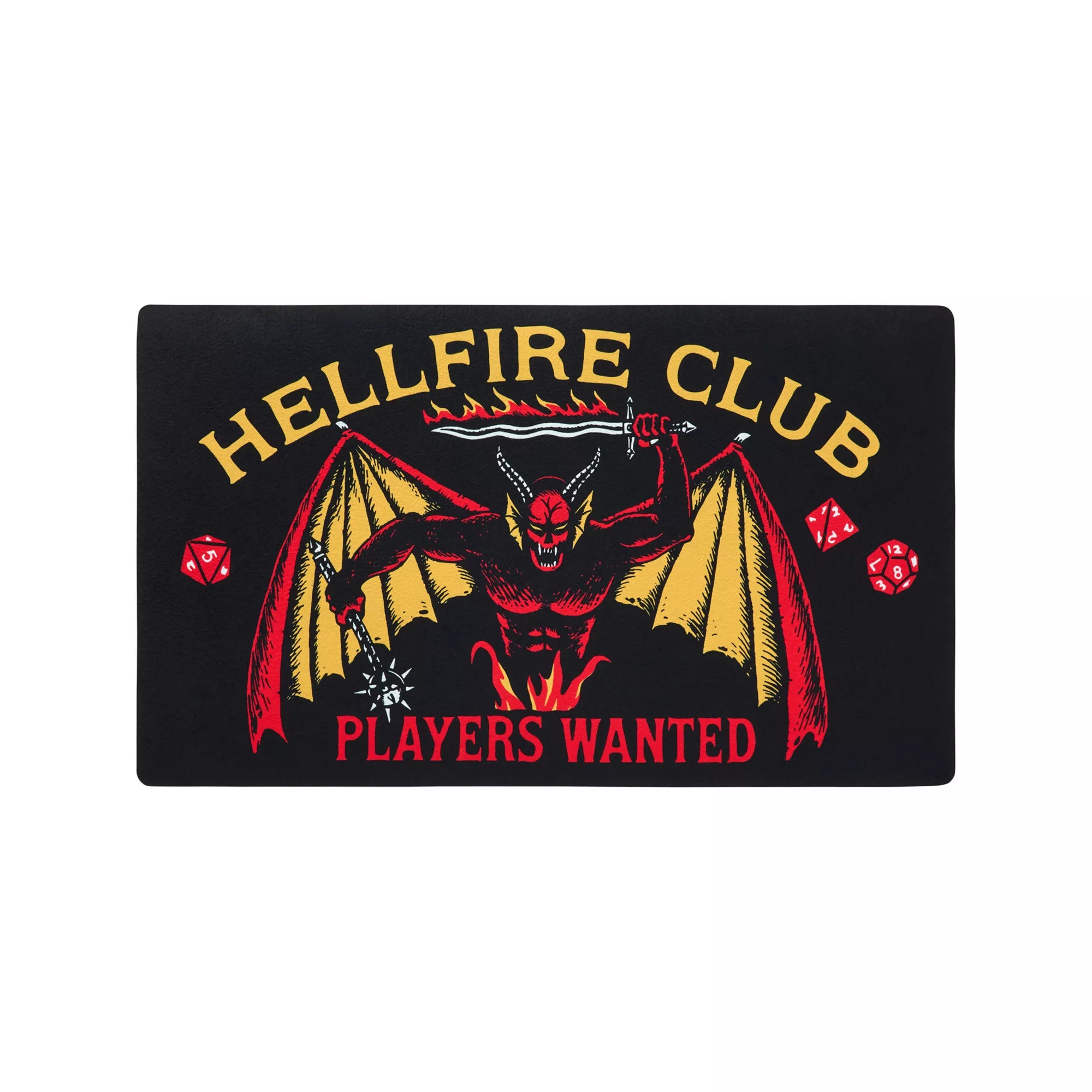 Hellfire Club Players Wanted Doormat -  Stranger Things