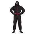 Adult Black Guard Costume -  Squid Game