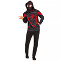 Adult Miles Morales Costume Top and Mask - Spider-Man Classic