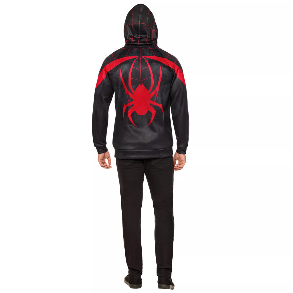 Adult Miles Morales Costume Top and Mask - Spider-Man Classic