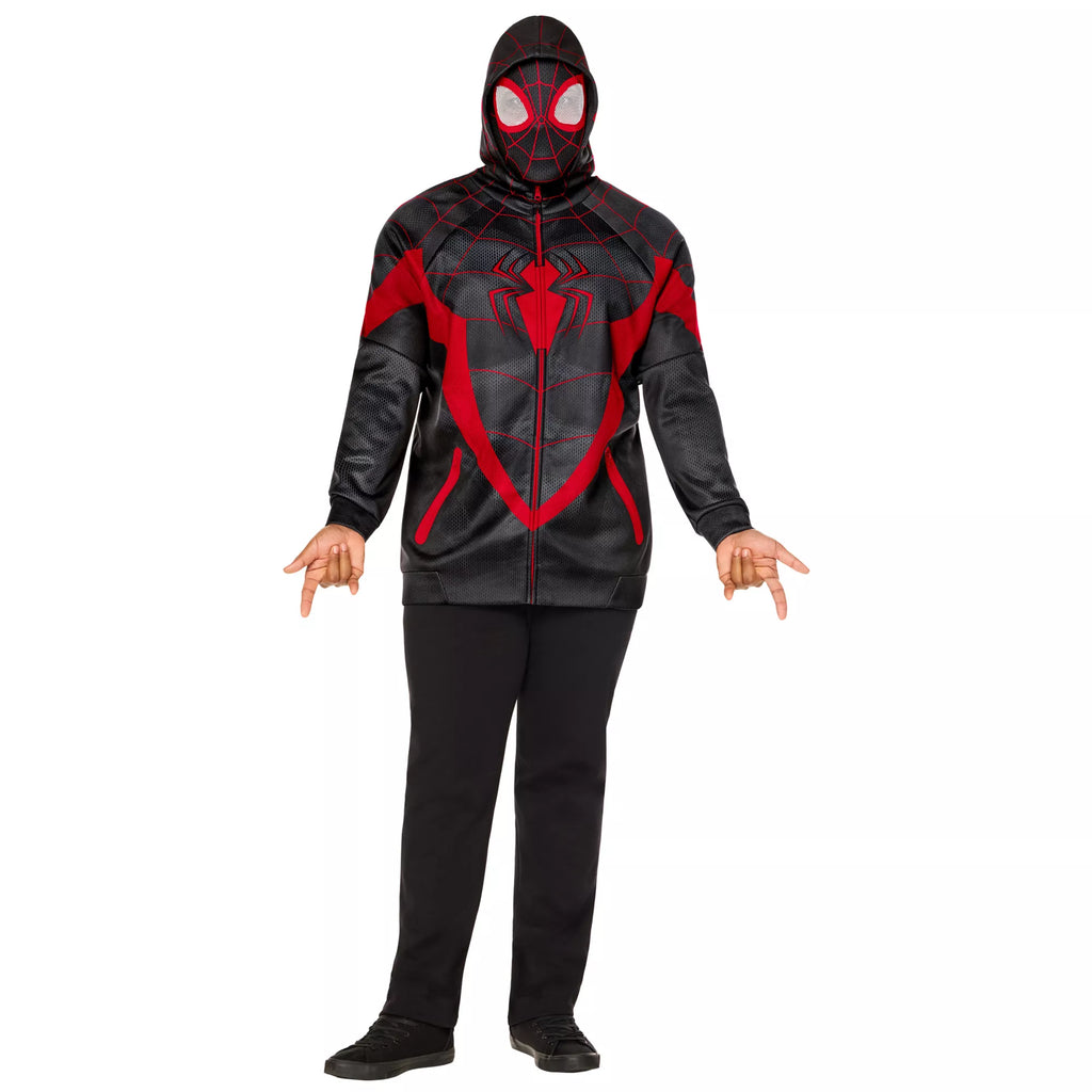 Adult Miles Morales Costume Top and Mask - Spider-Man Classic