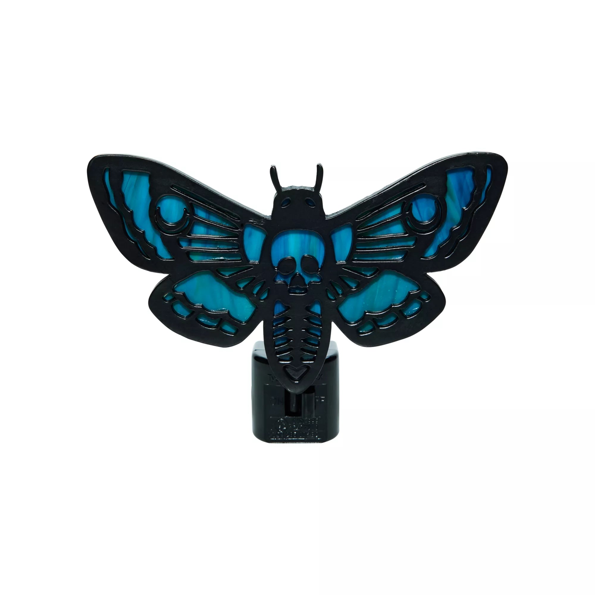 Stained Glass Death Moth Nightlight