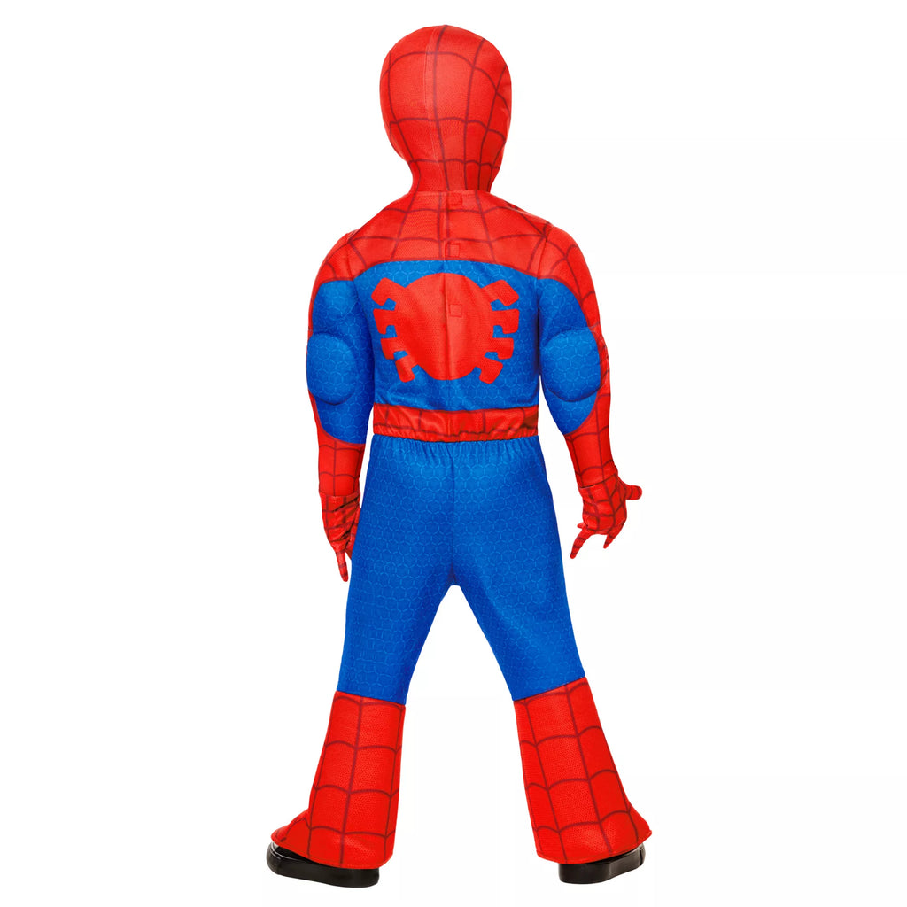 Toddler Spider-Man Muscle Suit Costume - Spidey and His Amazing Friends