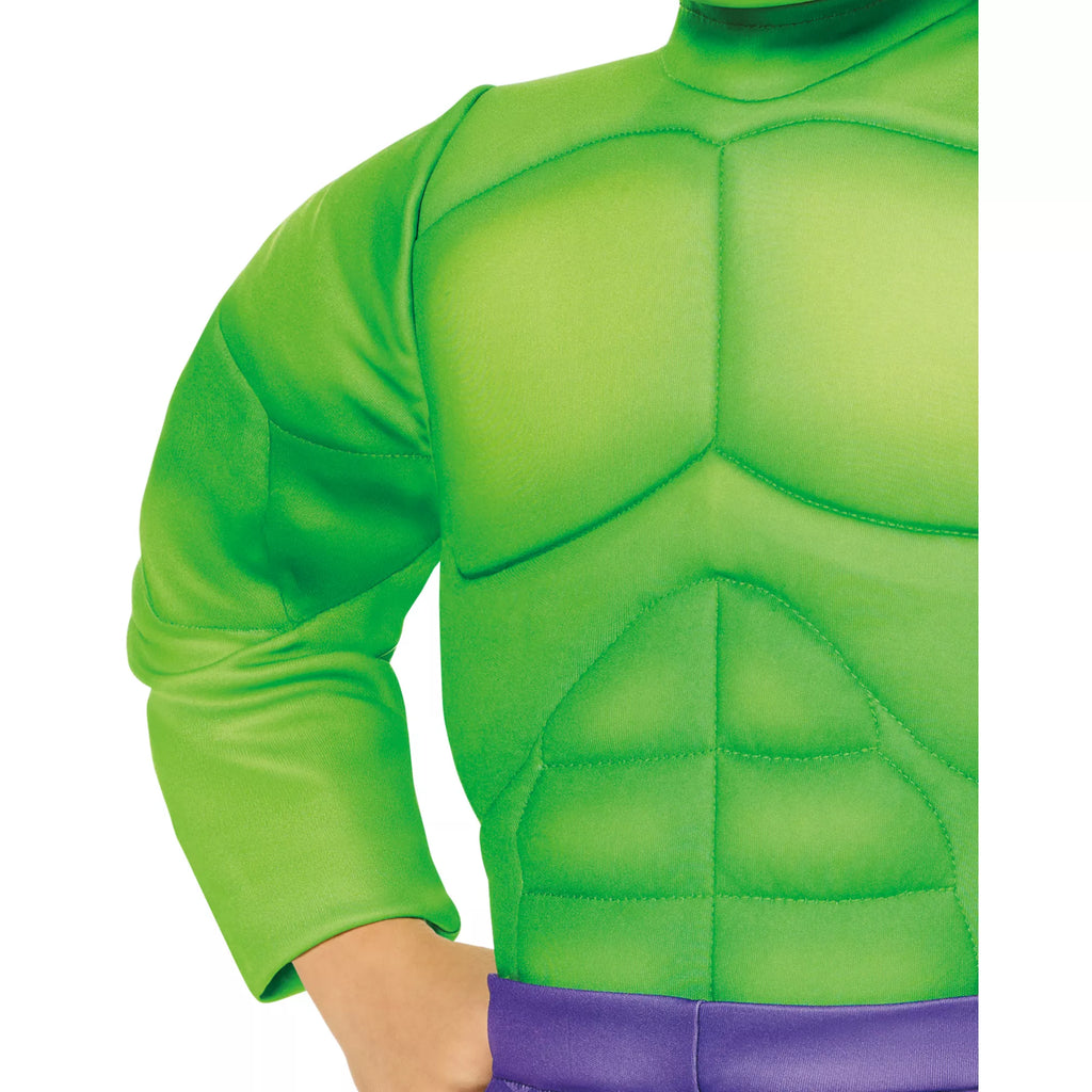 Toddler Hulk Muscle Jumpsuit Costume - Spidey and His Amazing Friends