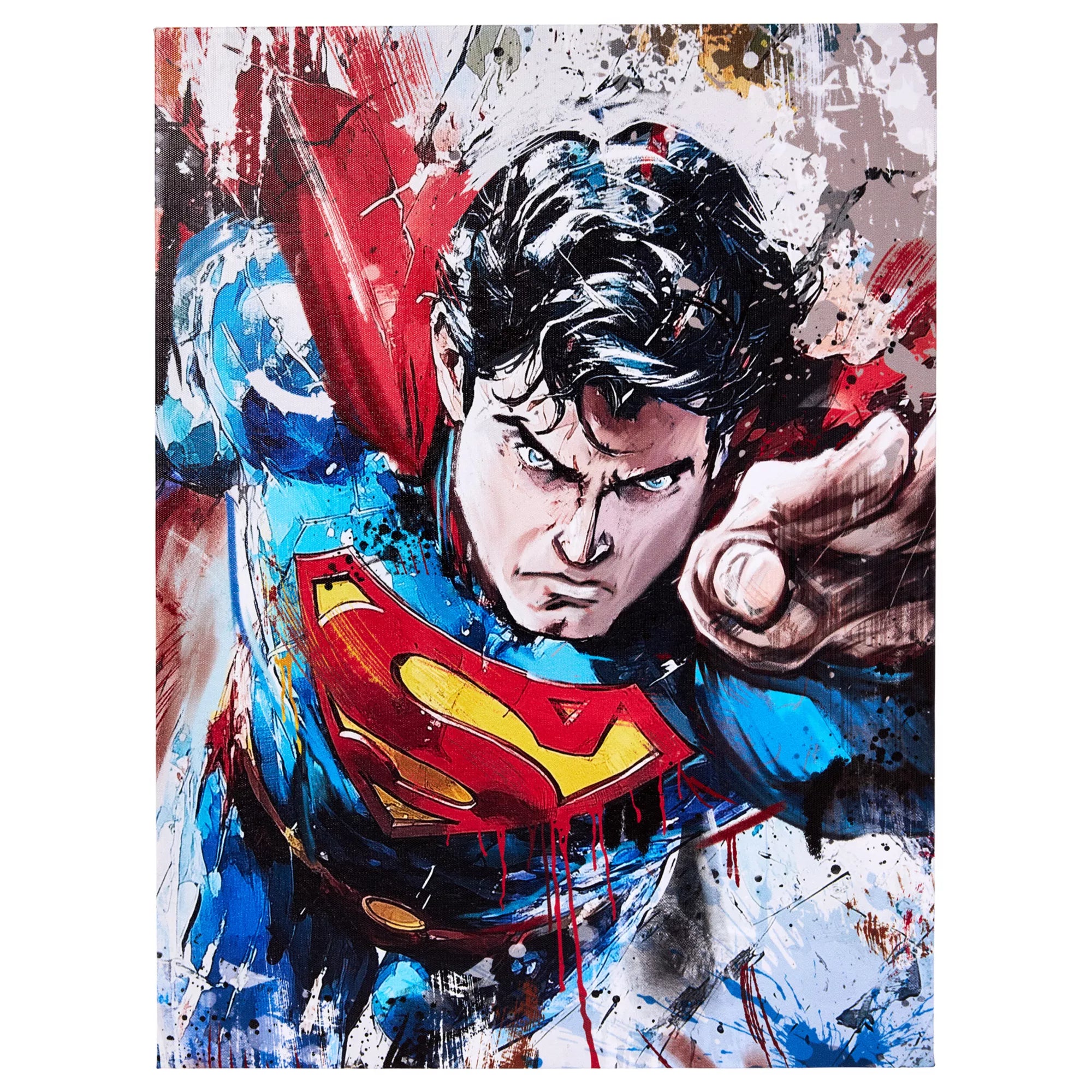 Superman Contemporary Art Canvas
