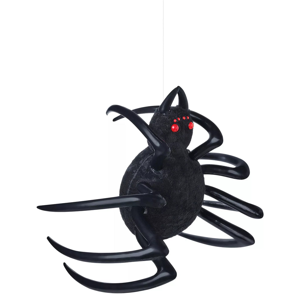 4 Ft Hanging Inflatable Furry Spider