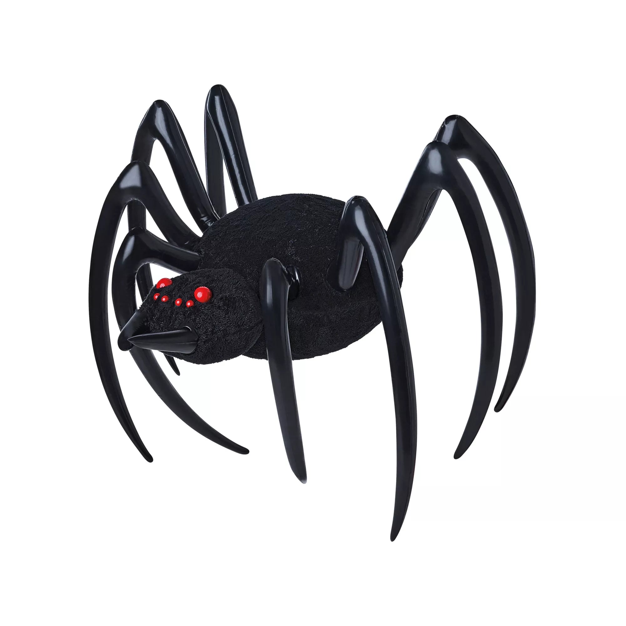 4 Ft Hanging Inflatable Furry Spider