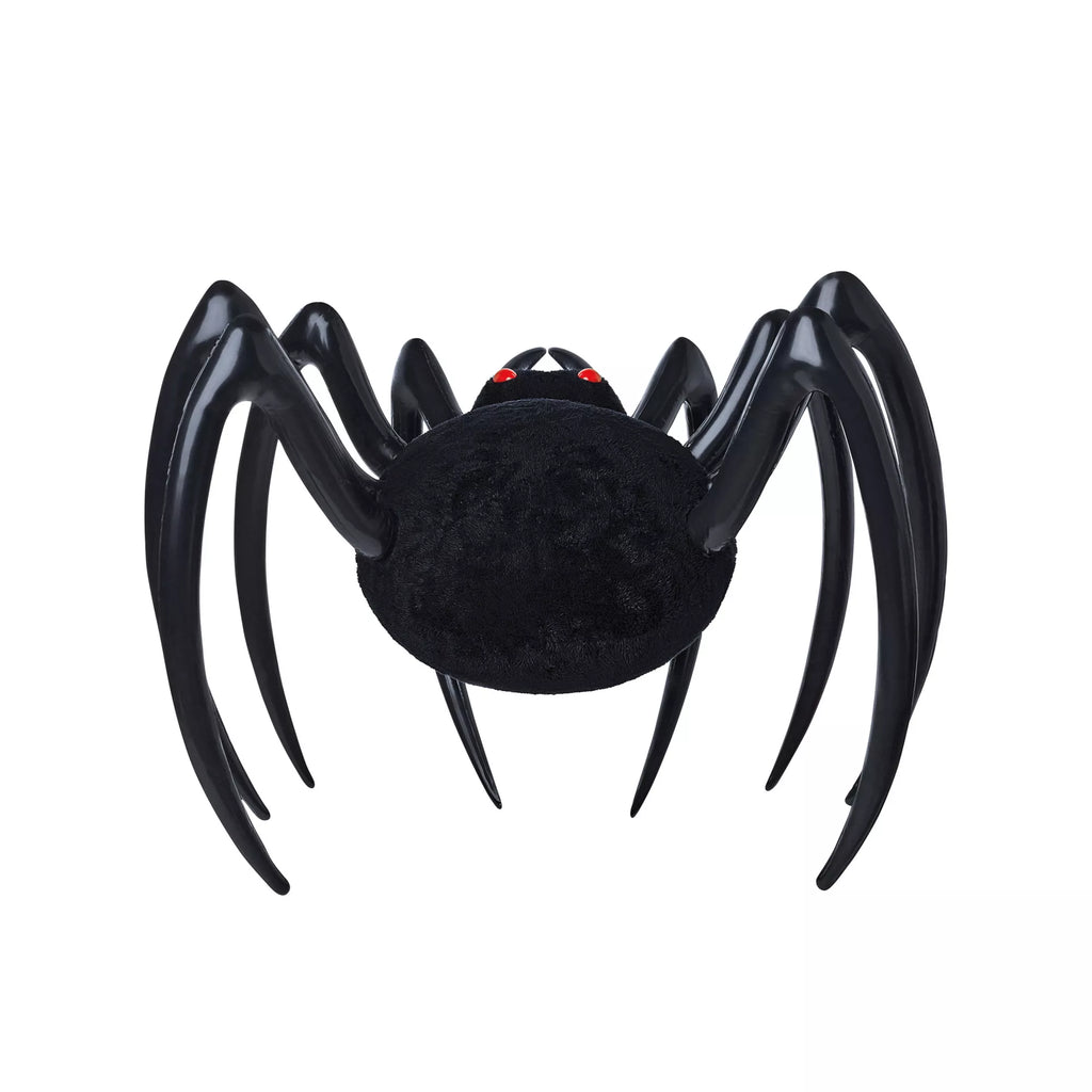 4 Ft Hanging Inflatable Furry Spider