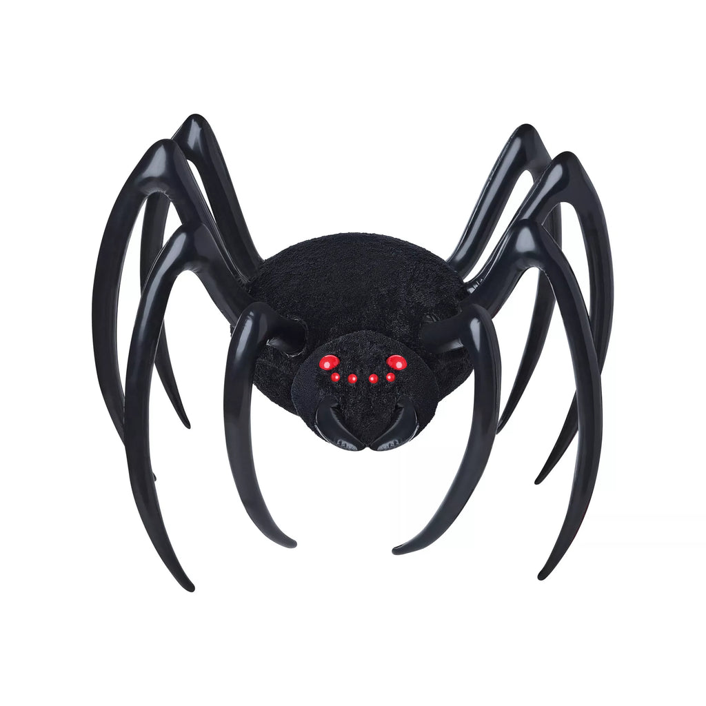 4 Ft Hanging Inflatable Furry Spider