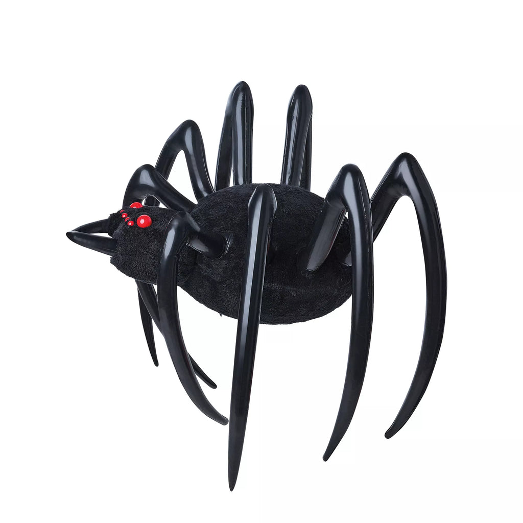 4 Ft Hanging Inflatable Furry Spider