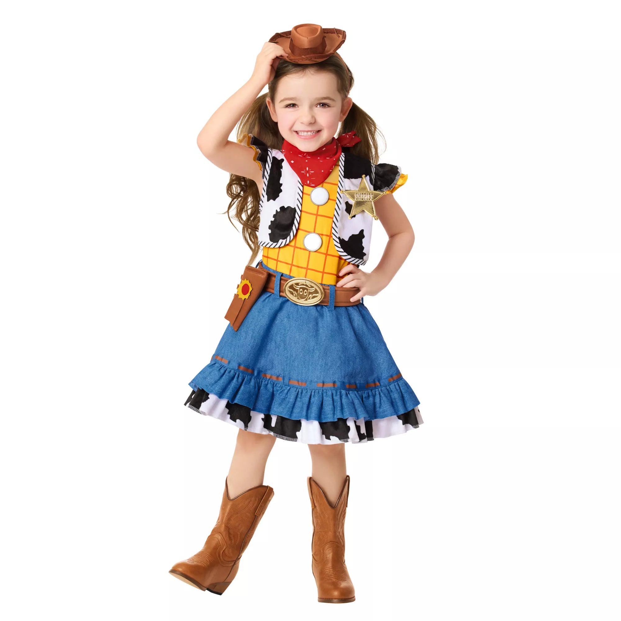 Toddler Woody Dress Costume -  Toy Story